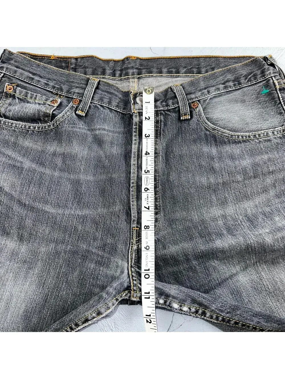 Levis 501 Vintage Y2K XX Straight Leg Jeans Black Light Wash 34x34 Act 33x33